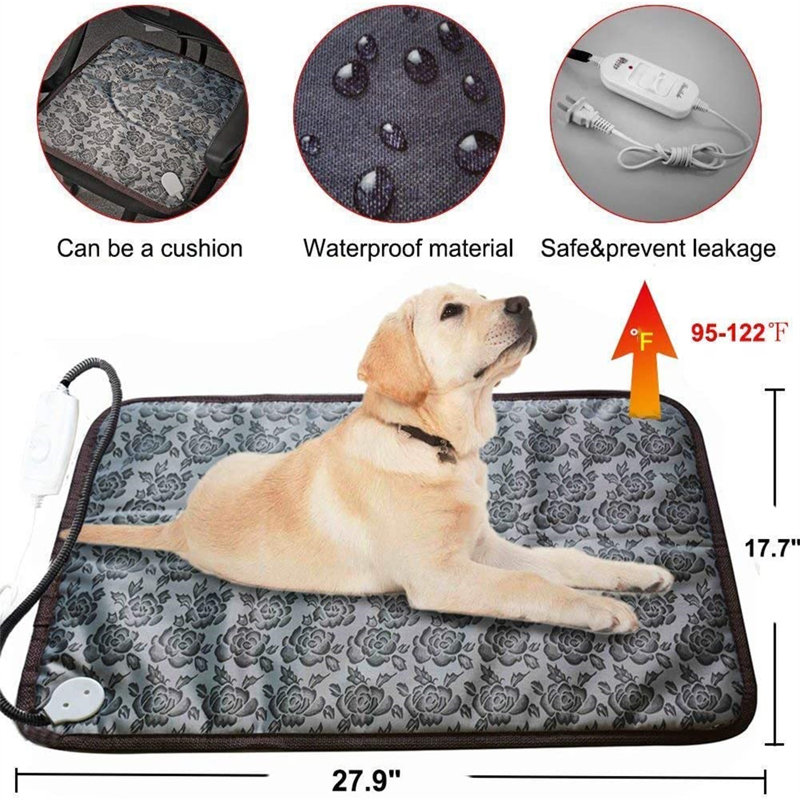 Tucker Murphy Pet™ Pet Heating Pad Large Dog Heating Pad Electric Cat
